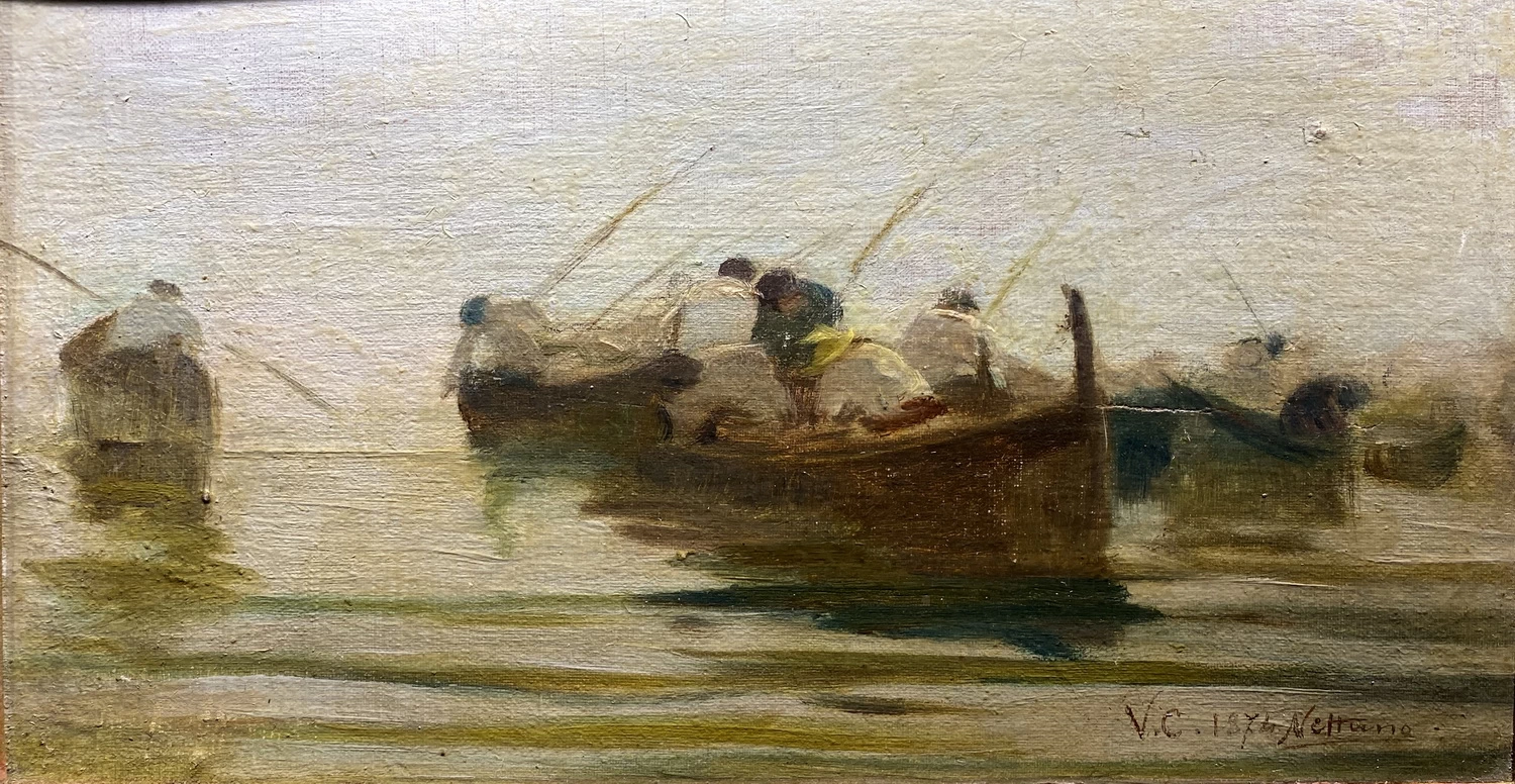Barche di pescatori - Pinacoteca Repossi, Chiari, Brescia